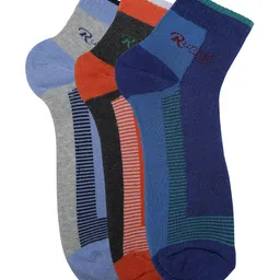alvaro castagnino Alvaro Castagnion Men Pack of 3 Assorted Ankle-Length Socks image 2