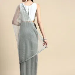 kasee Floral Embellished Net Saree image 3