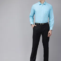 Van Heusen Pure Cotton Custom Fit Opaque Formal Shirt image 4