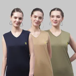 Vimal Jonney Multicolor Cotton T-Shirt - Pack of 3 image 1