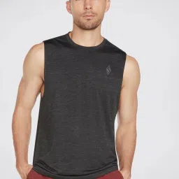 Skechers Black Regular Fit Sports Tank T-Shirt image 1