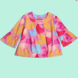 MINIKLUB Kids Multicolor Printed Full Sleeves Top image 1