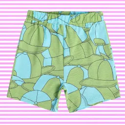 MINIKLUB Kids Green & Blue Printed Shorts image 1