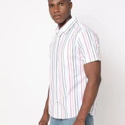 Gap Multi Color Striped Regular Fit Shirt image 3
