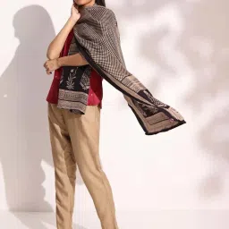 Fabindia Black Printed Stole image 3