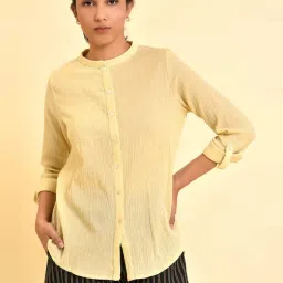 W Yellow Cotton Top image 1