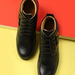 Red Chief Men's Black Derby Boots image 1