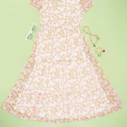 Pantaloons Junior Girls Multicolor Printed Casual Dresses-image-10