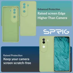 Sprig Back Cover for VIVO V40E 5G (Green) image 2