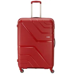 American Tourister Formula Red Textured Hard Medium Trolley Bag - 70.5 cm image 1