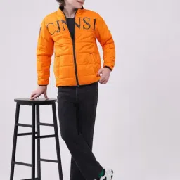 Monte Carlo Boys Orange Printed Reversible Jacket image 5