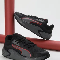 Puma Men's SOFTRIDE Pro Coast Black Running Shoes image 1