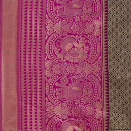 DIVASTRI Floral Zari Art Silk Banarasi Saree image 5