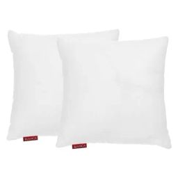 BIANCA Fluffy Micro-Fiber Cushion Insert-Filler -2pc 18 X 18 (allergy guard) solid-white-picture-24