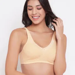 Clovia Beige Non Wired Non Padded Full Coverage Bra-picture-19