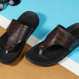 Mochi Men's Brown Casual Sandals-image-91