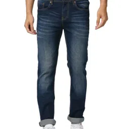 Being Human Blue Cotton Slim Fit Jeans-picture-20