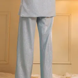 BInfinite Silver Sitara Sapphire Sheen Trousers image 3