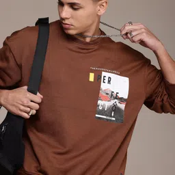 The Roadster Life Co. Graphic Printed Relaxed Fit Sweatshirt-picture-17