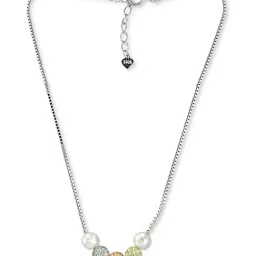 Taraash 92.5 Sterling Silver Necklace for Women-picture-10