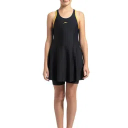 Speedo Kids Black Solid Swimdress-picture-32