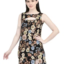 Eavan Multicolor Floral Print Shift Dress image 1