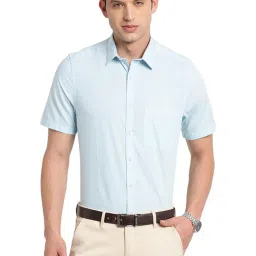 Turtle Sky Blue Cotton Regular Fit Shirt image 1