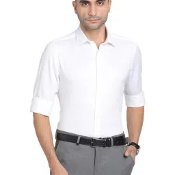 Turtle White Slim Fit Shirt image 1