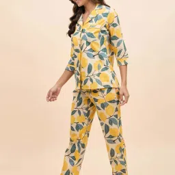 Mabish Multicolored Cotton Printed Top Pant Set image 3