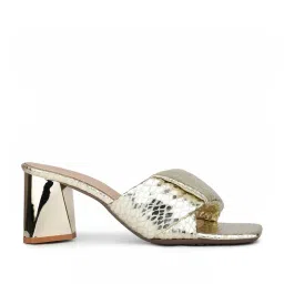 Inc.5 Women's Gold Casual Sandals image 3