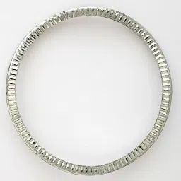 NVR Silver Plated American Diamond Studded Bangles Set of 2 image 3