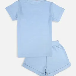 Nap Chief Girls Light Blue Cotton Character Based Mickey & Friends Clothing Sets image 3