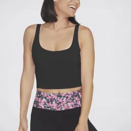 Skechers Black Lightly Padded Sports Bra image 1