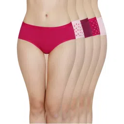 Amante Assorted Mid Rise Hipster Panty (Pack of 5) Multi-Color-image-24