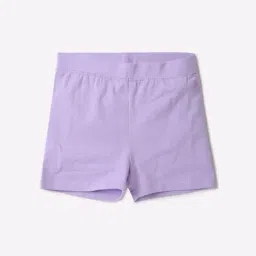 GAP Girls Purple Cotton Solid Shorts-image-43