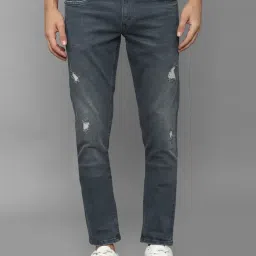 Allen Solly Jeans Grey Skinny Fit Distressed Jeans image 1