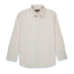 Gini & Jony Kids Cream Textured Full Sleeves Shirt-picture-19
