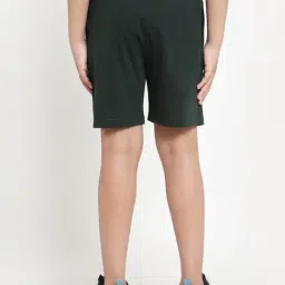 Red Tape Boys Dark Green Cotton Shorts image 2