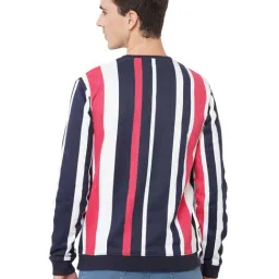 Pepe Jeans Navy Regular Fit Striped Sweatshirt image 2