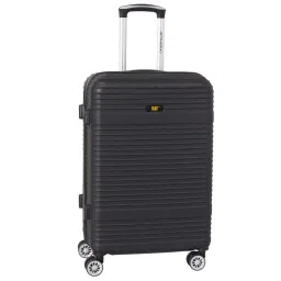 CAT V-Power Alexa Black Striped Hard Medium Trolley Bag - 28 cm image 1