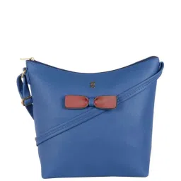 Baggit Persian Blue Solid Small Sling Handbag image 1