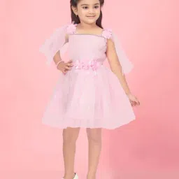 Aarika Kids Pink Applique Frock Dress-picture-19