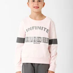 KATE & OSCAR Girls Pink Printed Sweatshirt-picture-28