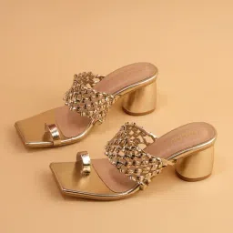 Eridani Women's Riva Gold Toe Ring Sandals-picture-12