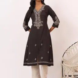 Folksong By W Brown Embroidered Kurta image 3