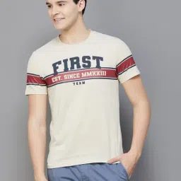 Fame Forever by Lifestyle Beige Cotton Regular Fit Printed T-Shirt-picture-33