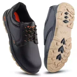Fuel Steel Toe Safety Shoes Double Density Low Ankle Size UK 10 Black Model JORDAN LC 2-image-97
