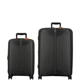 Jump Evae Black 8 Wheels Large Hard Cabin Trolley Bag Set of 2-picture-20