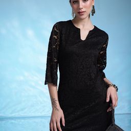 bebe Floral Print A-Line Dress-picture-35