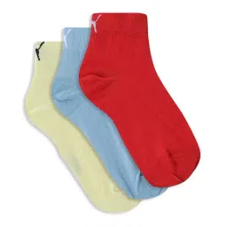 Puma Quarter Multicolor Cotton Solid Large Socks - Pack of 3-image-8